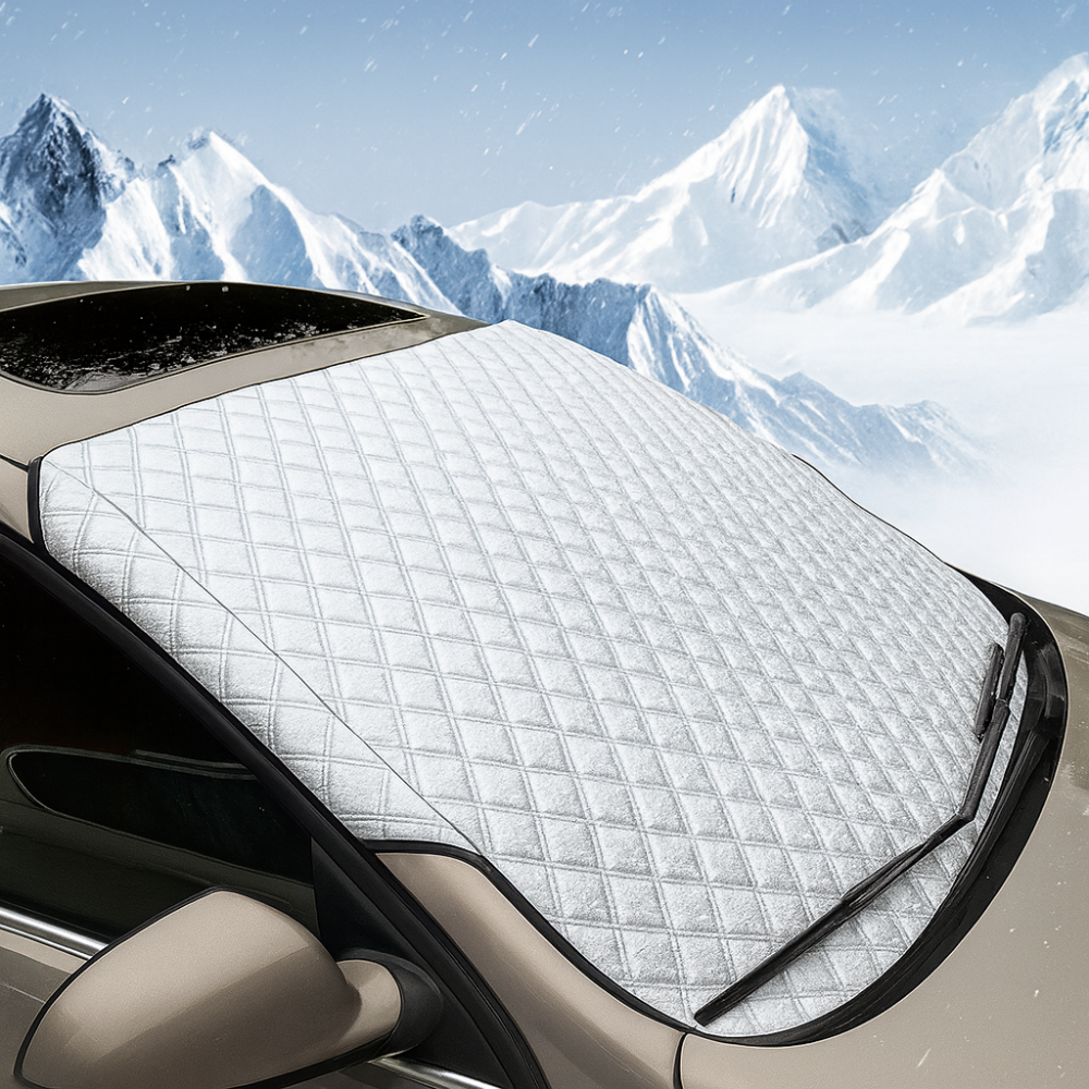 Bâche voiture pare-brise universelle anti-neige anti-givre et anti-grêle