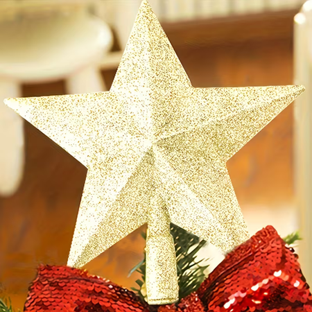 Ornements étoiles pour sapin de Noël