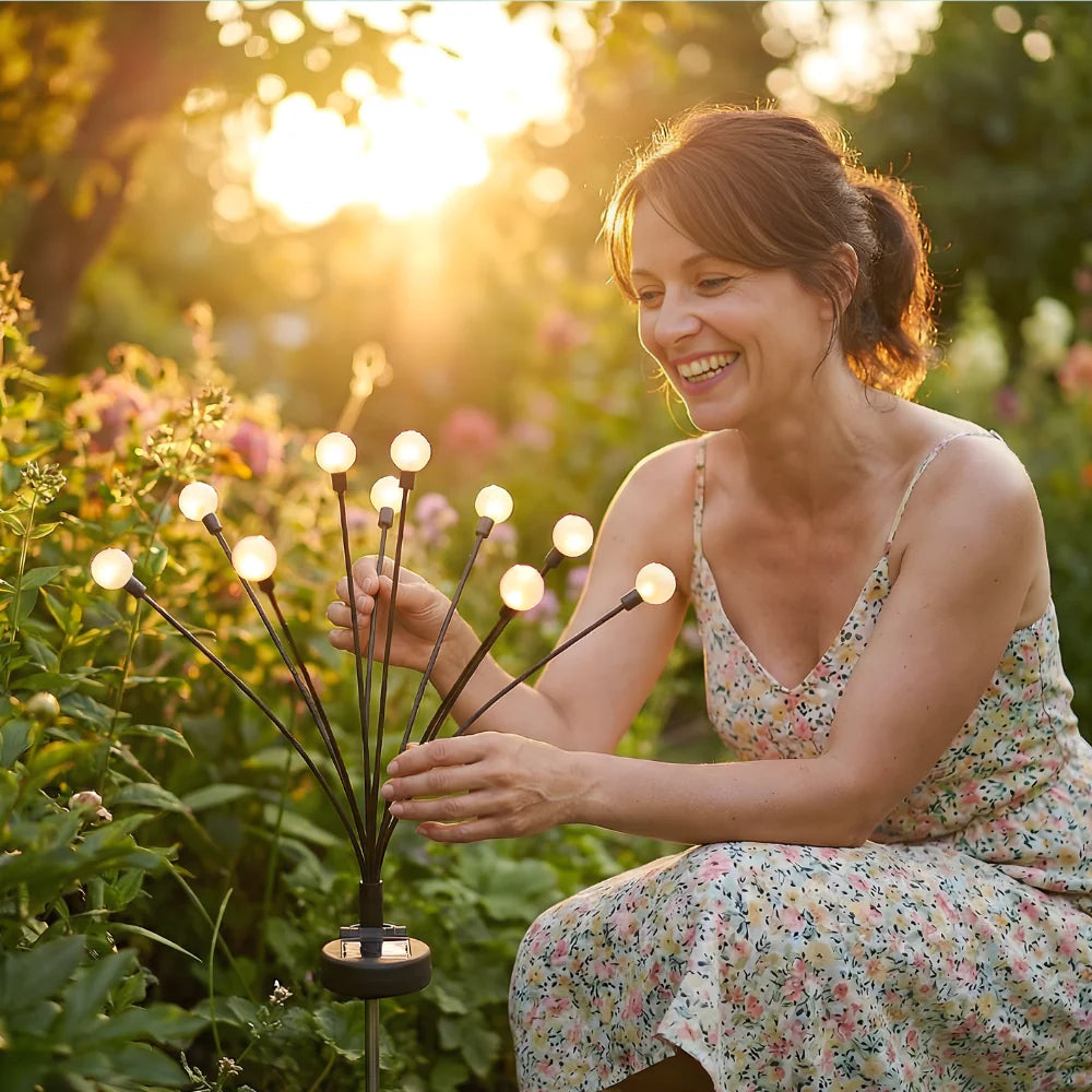 Lampes Lucioles à Énergie Solaire – Éclairage Décoratif et Écologique pour Jardin et Terrasse
