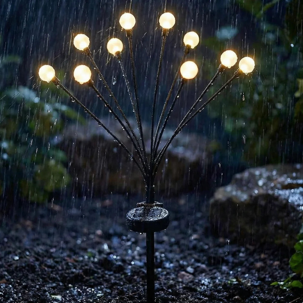 Lampes Lucioles à Énergie Solaire – Éclairage Décoratif et Écologique pour Jardin et Terrasse
