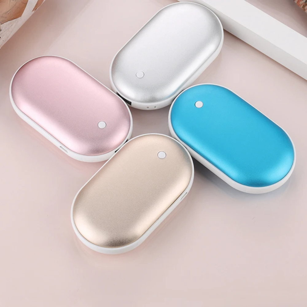 Heat’Max | Chauffe mains rechargeable réutilisable ultra fin double face 3 niveaux