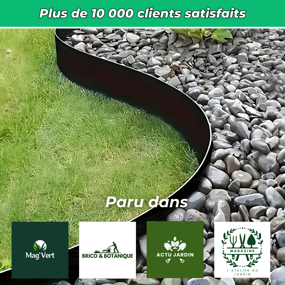 FlexiTrim - Bordurette modulable pour pelouse et massifs