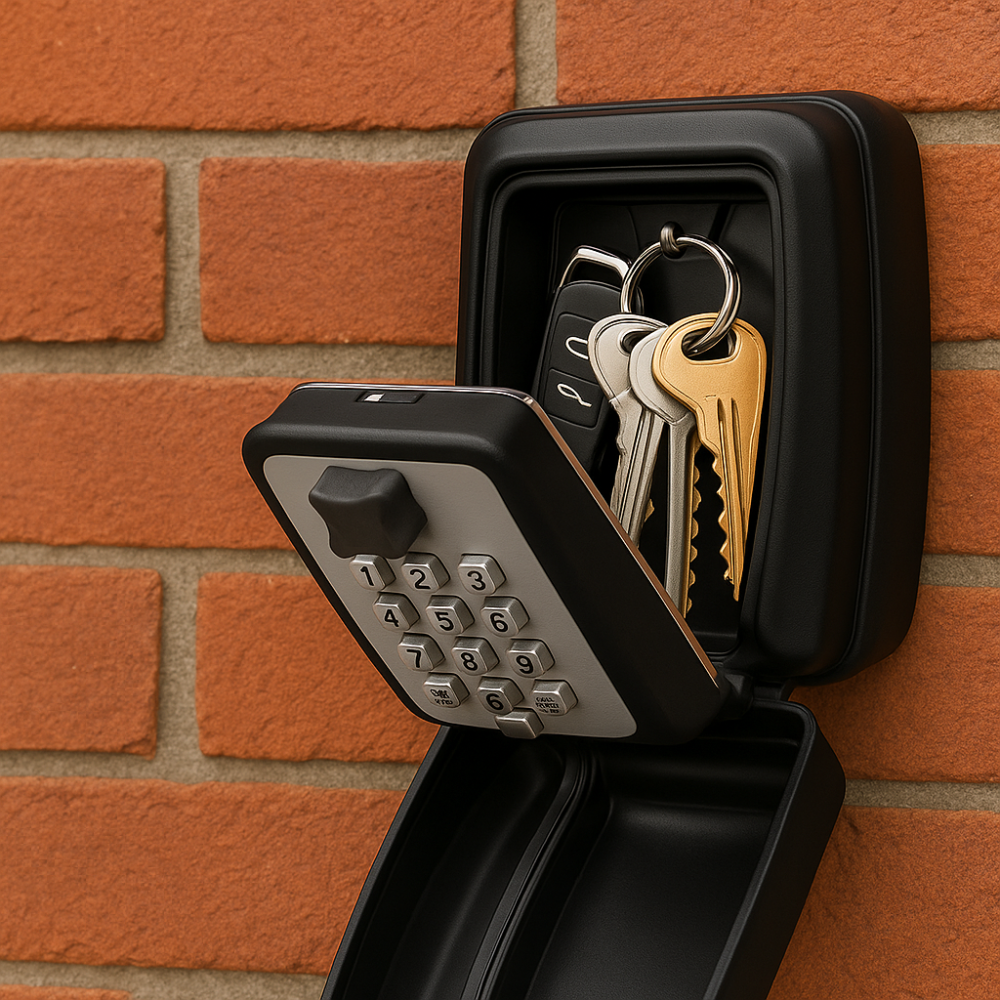 Locker’PRO – Boîte à clés murale extérieure sécurisée avec code réinitialisable à 12 Chiffres
