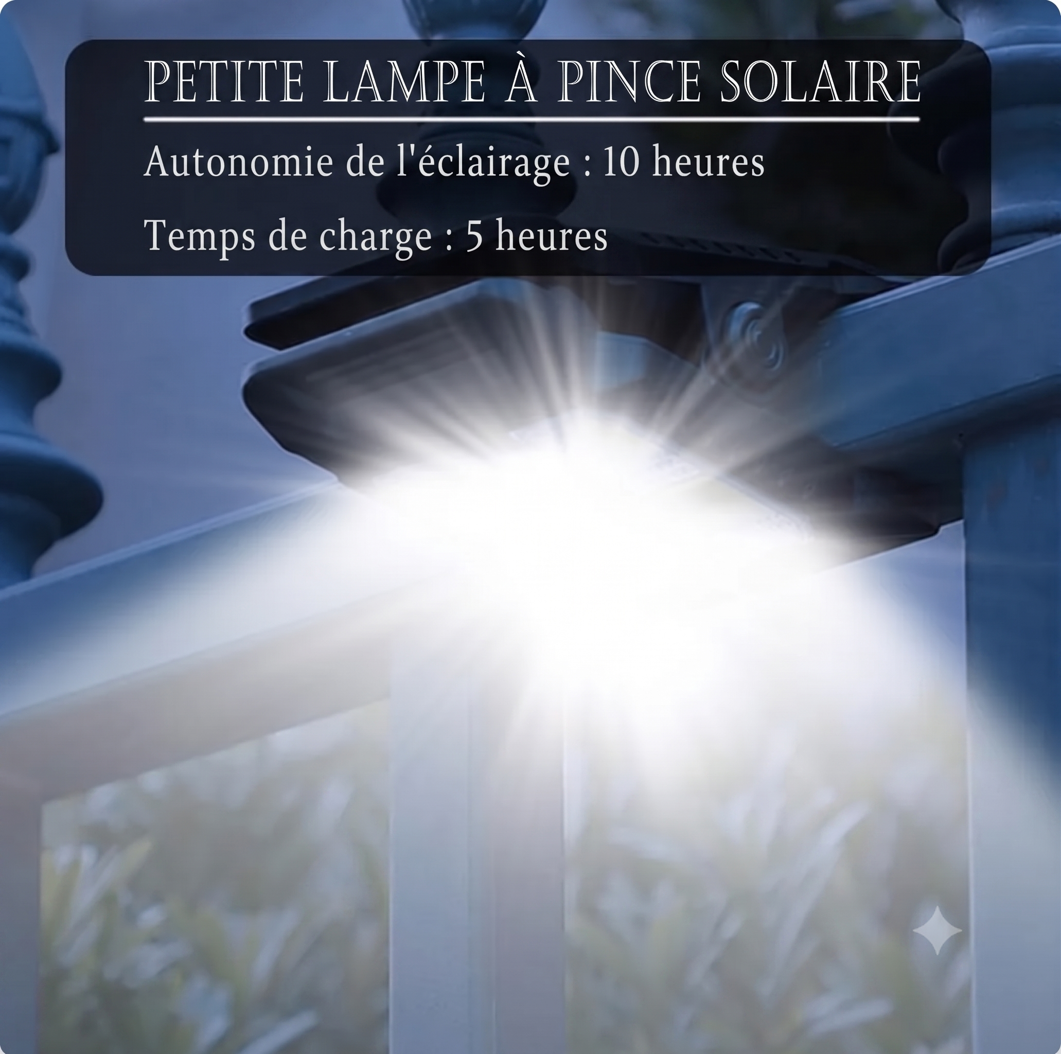 Lampe Solaire Extérieure à Détecteur de mouvement LED étanche | Sécurité & Économie d'Énergie