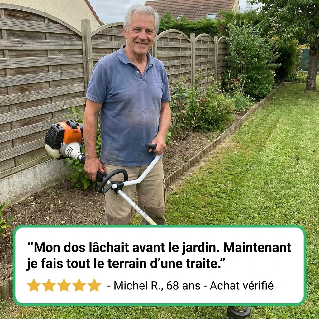 P30 PRO Poignée Ajustable pour Débroussailleuse – Confort et Contrôle Améliorés pour Jardinage