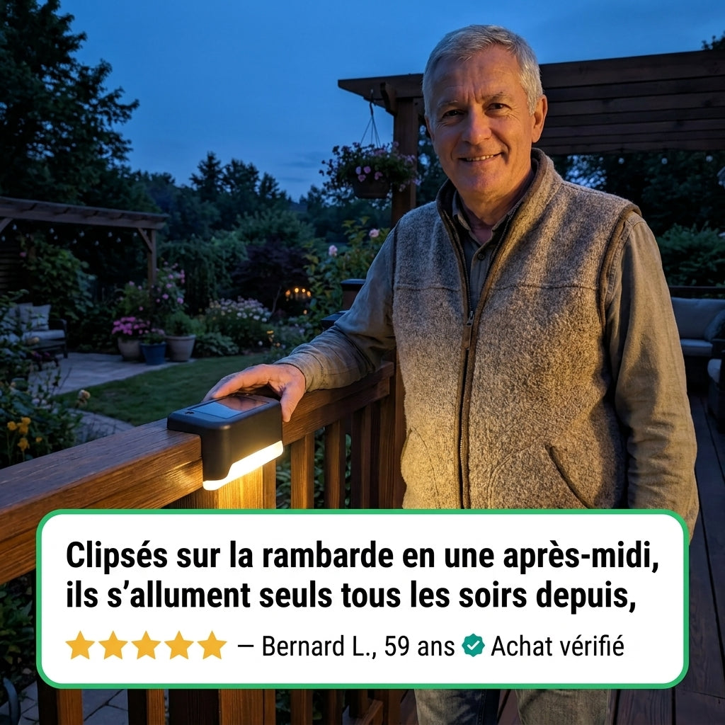 SolarGarden™ | Lampes LED Solaires | Éclairage Automatique et Étanche pour Vos Extérieurs