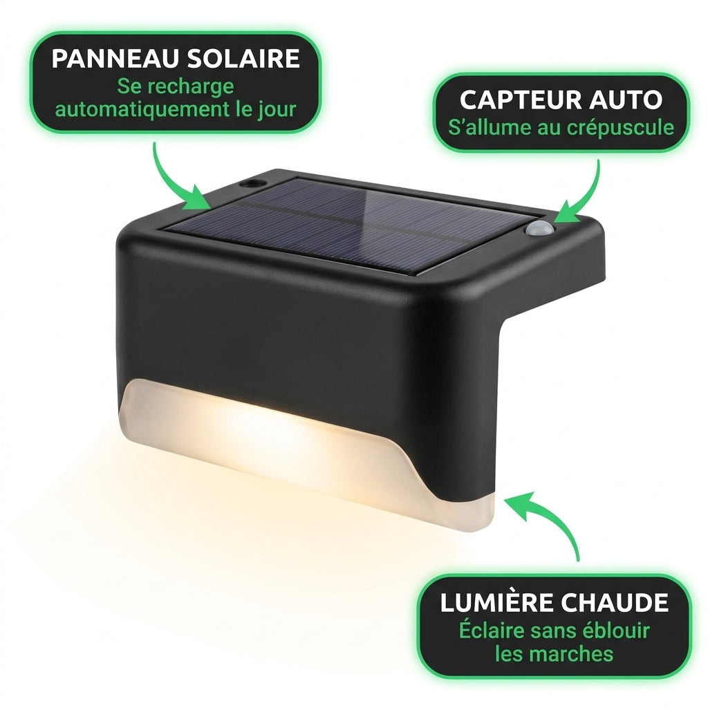 SolarGarden™ | Lampes LED Solaires | Éclairage Automatique et Étanche pour Vos Extérieurs
