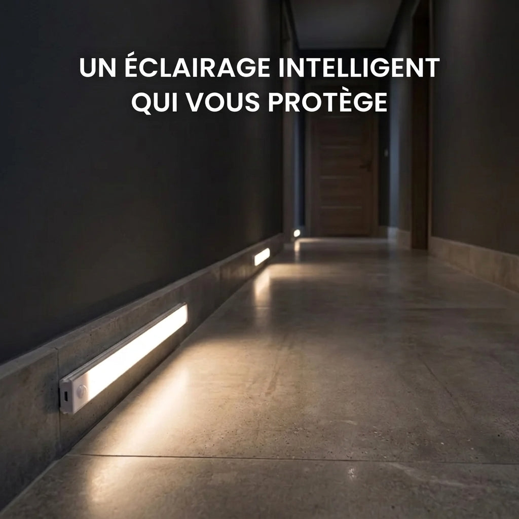 LightFlex – Éclairage LED 30cm sans fil avec détecteur de mouvement intégré
