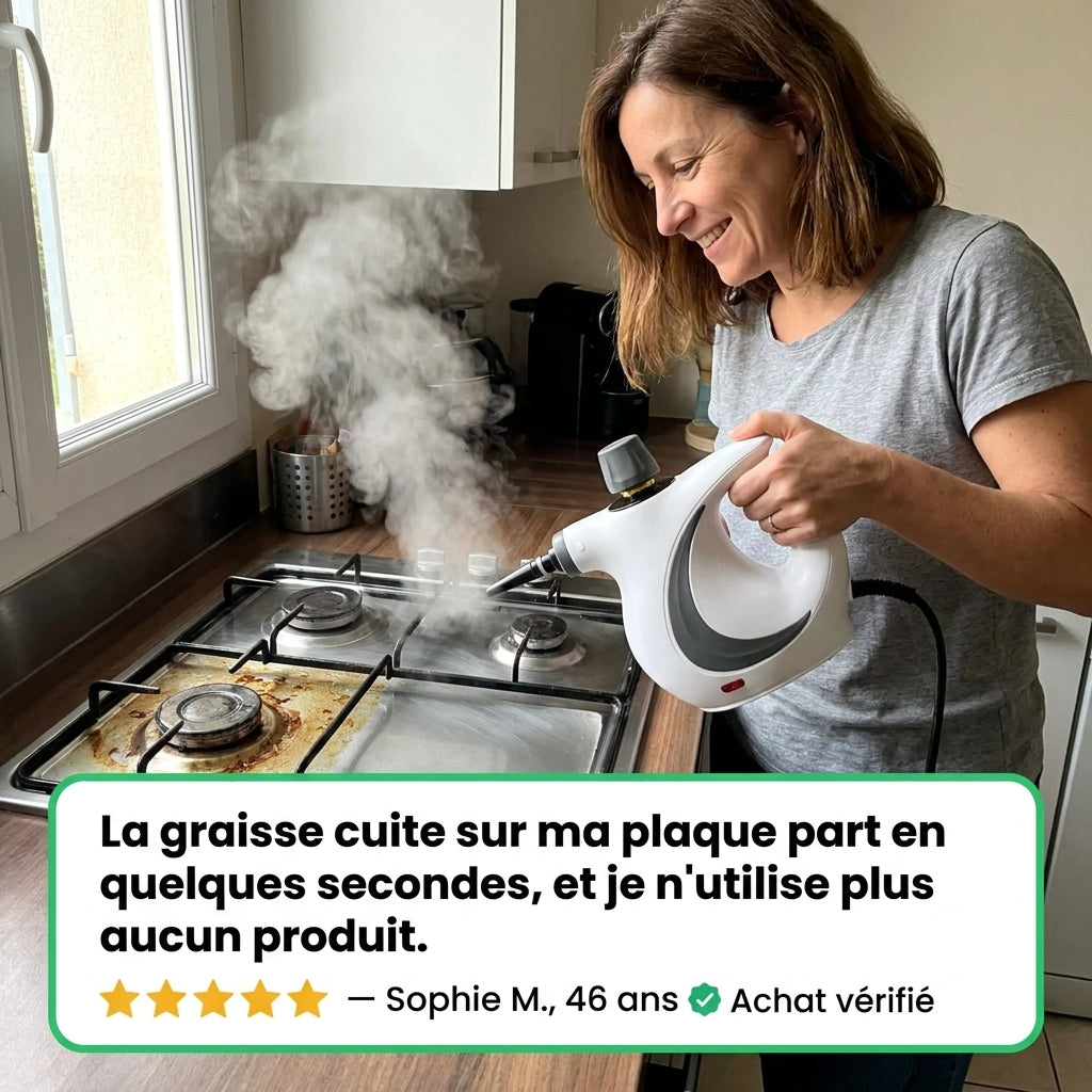 VaporMax | Nettoyeur à Vapeur Électrique Haute Pression | Multi-Usages Sans Produits Chimiques
